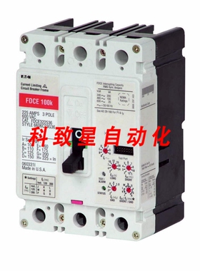 工业配件FDCE322532-225A 480V 3极断路器系列C F-FR