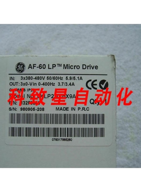 工业配件NIB GE AF-60 LP 2HP MICRO DRIVE 6KLP23005X9A1