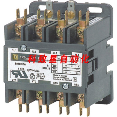 工业配件8910DPA24V145A 24V AC 4极GEWISS 用途接触器开架