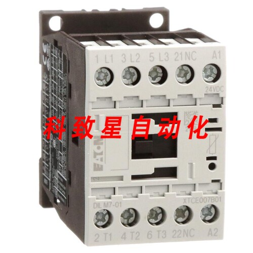 工业配件XTCE007B01TD-3-POLE 7A 24VDC IEC 接触器B 1NC 辅助