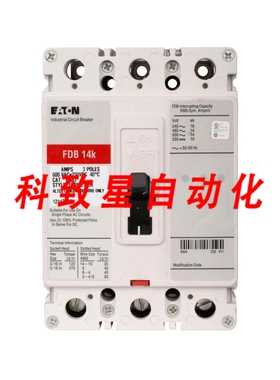 工业配件FDB3125-125A 600V 3极系列C模壳断路器FF