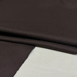 半米价咖啡色双面可以拨开全羊毛毛呢柔软厚实秋冬款大衣外套面料