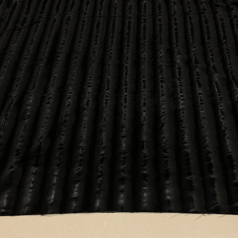 原装韩国进口特黑竖条纹醋酸