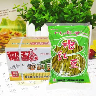 川老爷泡豇豆1kg*10袋整箱长条酸豇豆酱腌菜咸菜酸豆角整根下饭菜