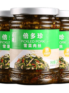 小康倍多珍雪菜肉丝酱240g