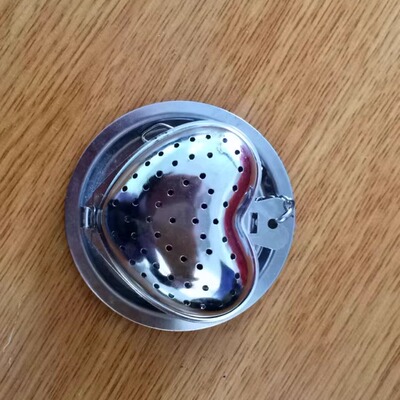 心型不锈钢茶漏隔tea infuser茶道茶具零配泡茶器滤茶器茶匙/茶球