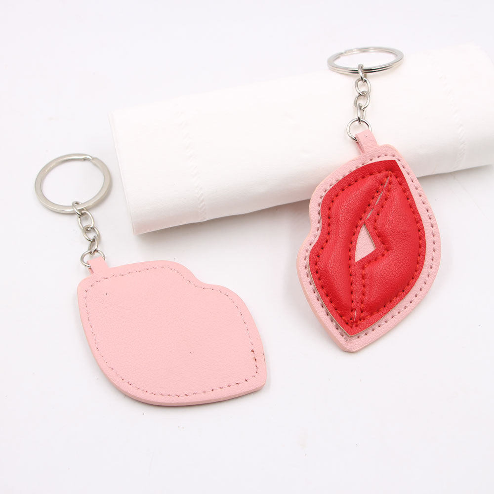 包边油嘴巴红唇皮革立体汽车钥匙扣miu服装挂绳搭配箱包挂饰挂坠,饰品/流行首饰/时尚饰品新,摆件,淘宝优惠券,粉丝福利购,淘宝优惠卷