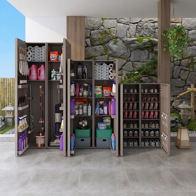 户外收纳柜防水防晒阳台杂物储物柜保洁工具柜鞋柜户外庭院置物柜