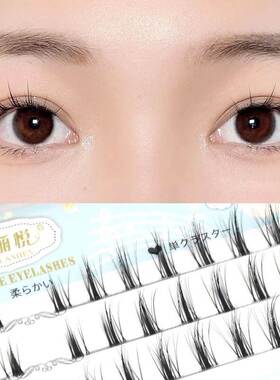 小恶魔假睫毛分段式已剪好COS芭比漫画眼自然仿真款魅丽悦FD11