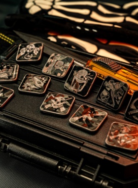 极其氪金LAB潜行者系列碳纤维低可视度士气章轻量化魔术贴