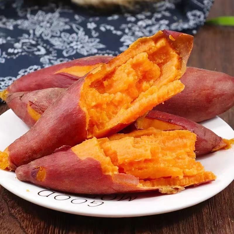 新鲜红薯沙地黄红心超甜小蜜薯5到9斤包邮