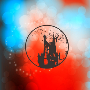 车贴 恶魔城_暗影之王游戏动漫贴画吸血鬼蝙蝠电脑摩托车防水贴纸