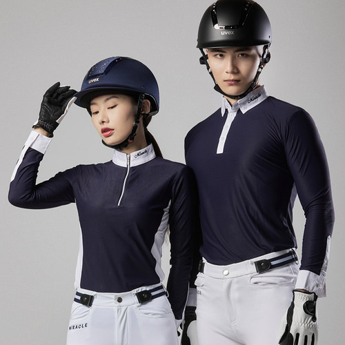 速干马术长袖T恤骑马装超级舒服