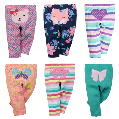 新生儿女宝宝棉质休闲长裤