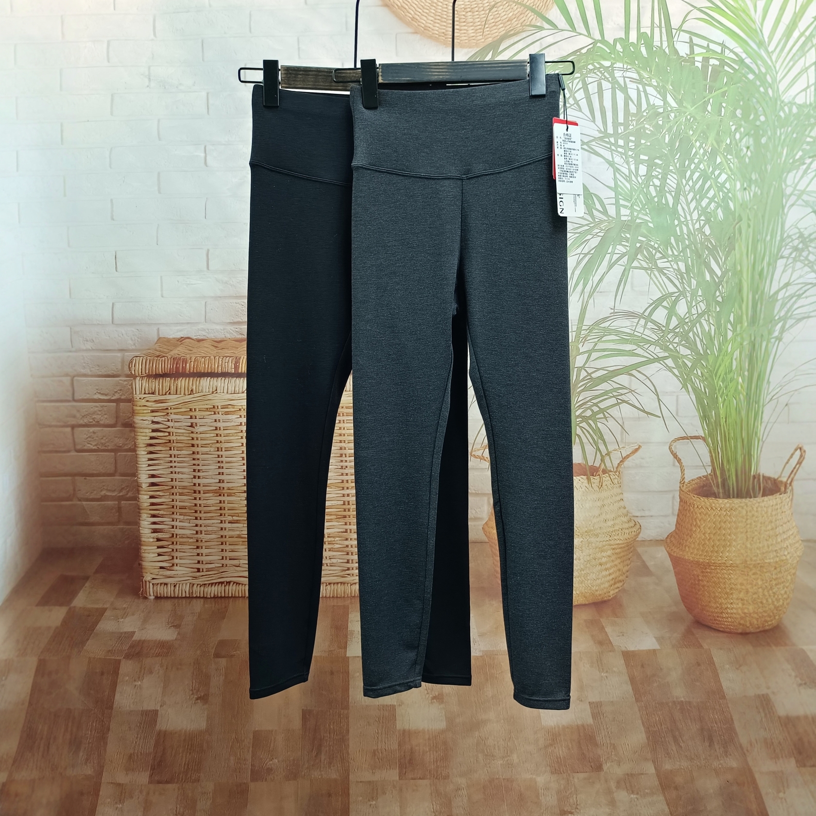 肌肤秘密  恒温山羊绒高腰裸感瑜伽裤修身显瘦提臀芭比裤打底女裤