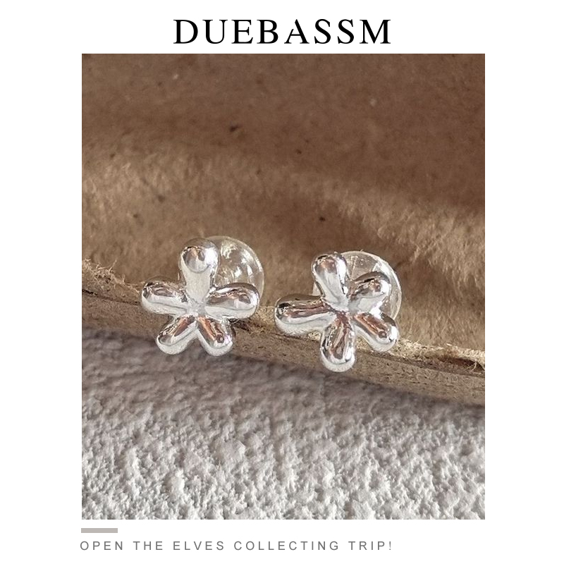 DUEBASSM通体S925纯银耳钉