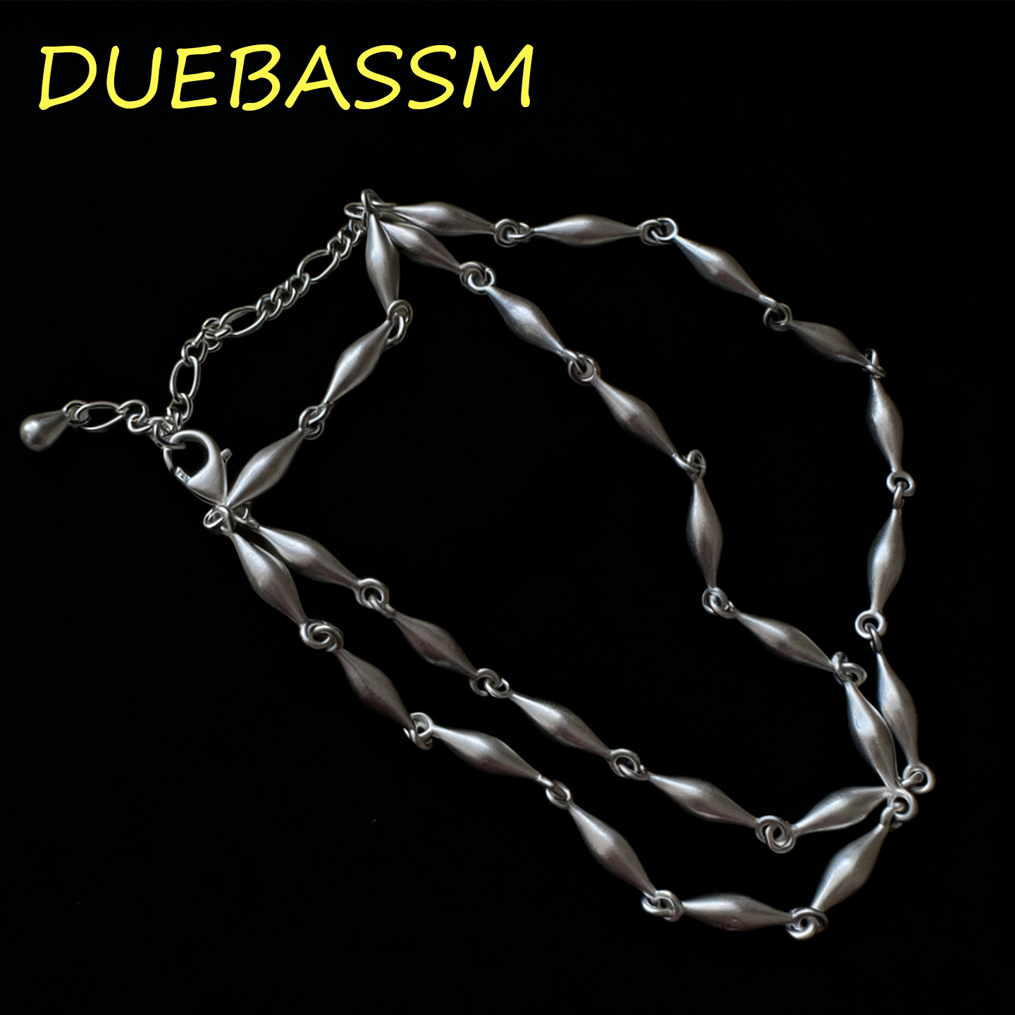 DUEBASSM古法项链中古毛衣链