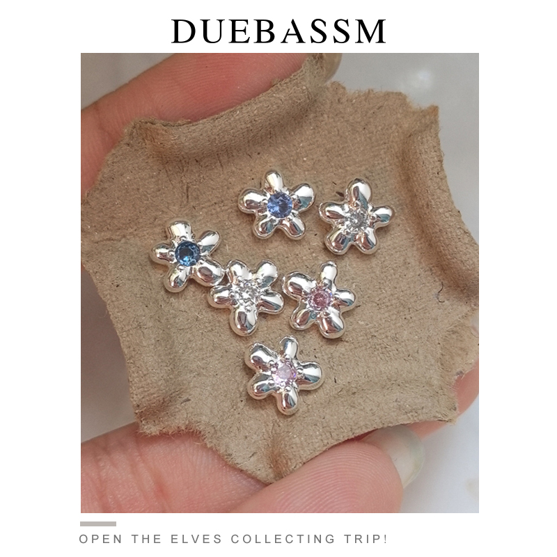 DUEBASSM原创设计花朵耳钉