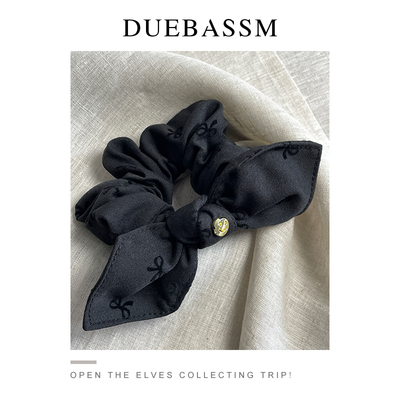 蝴蝶结大肠发圈DUEBASSM高级感
