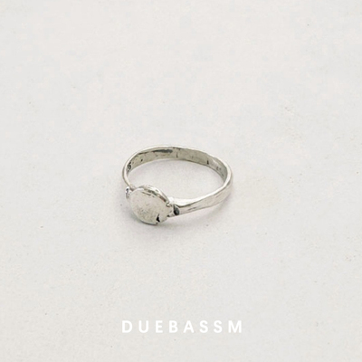 DUEBASSMS925纯银小巧女士戒指