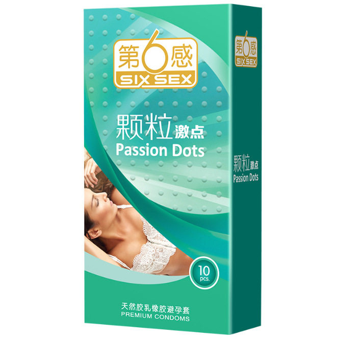 第六感超薄平滑螺纹诱惑冰火一体避孕套
