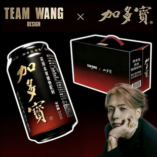 王嘉尔代言加多宝×TEAM WANG design新春联名限定凉茶310ml*12罐