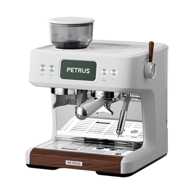 柏翠PE3899Pro半自动研磨一体咖啡机意式冷热双萃双泵双锅炉彩屏