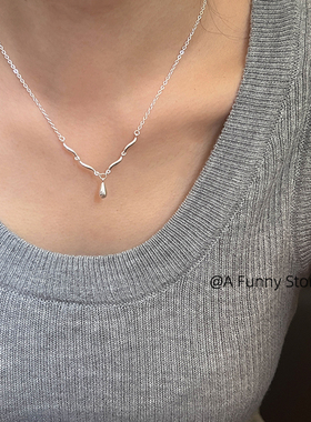 AFunnyStoryS925银简约项链