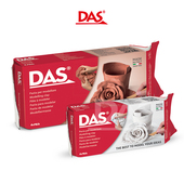 意大利DAS石塑粘土免烧免烤风干软陶泥材料包diy手工制作手办工具套装 捏娃娃专用泥塑软陶土黏土白耳环冰箱贴