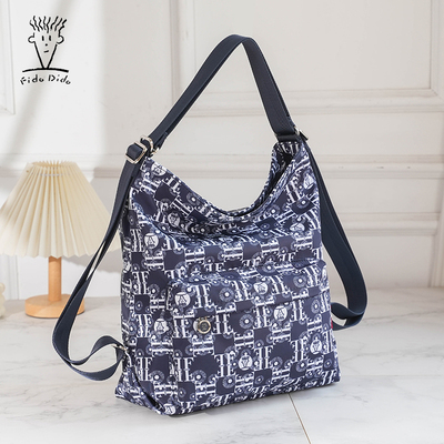 菲都狄都新款帆布包女士手提单肩