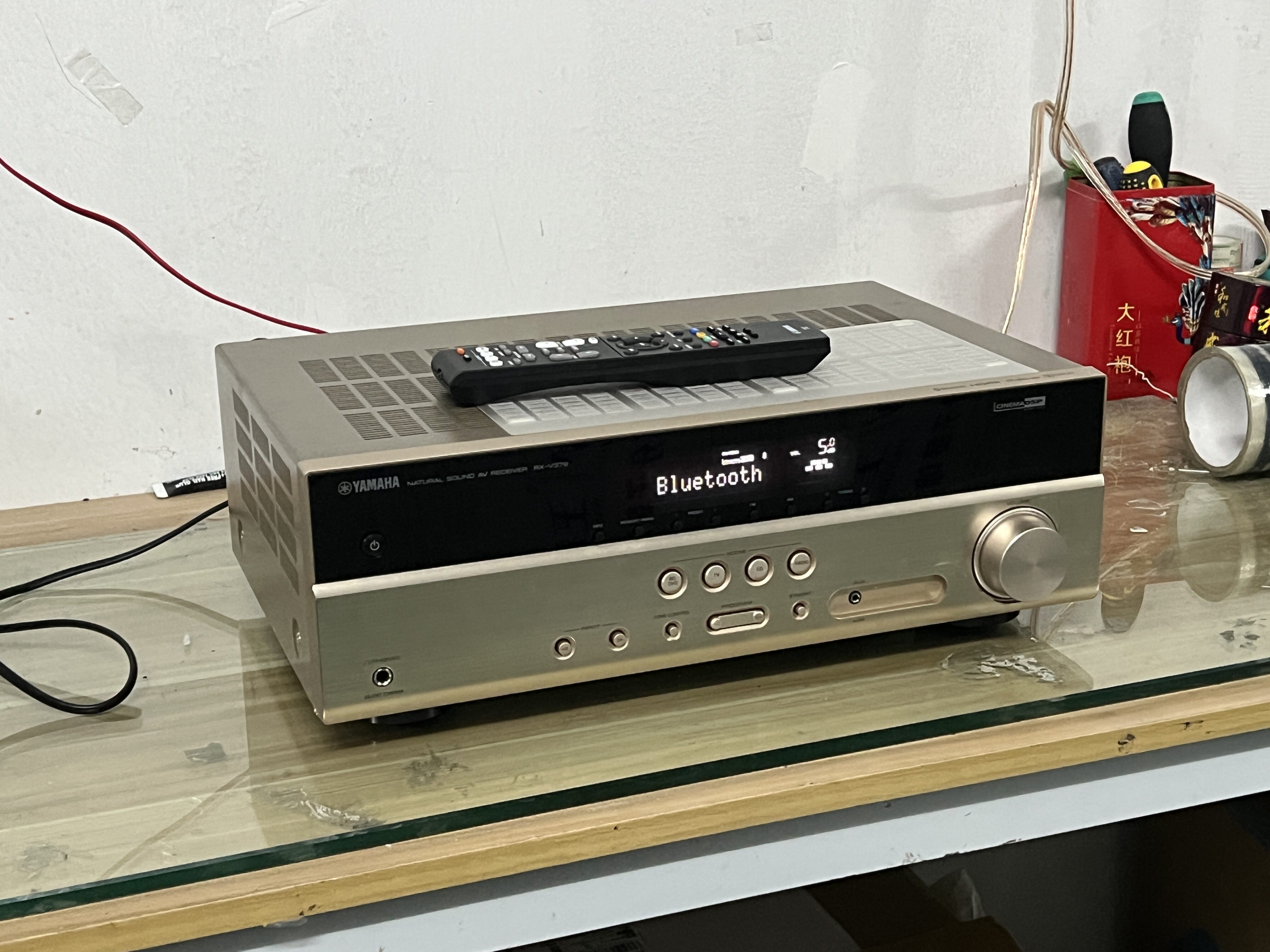 Yamaha/雅马哈 RX-V385蓝牙数字5.1功放机家用家庭影院 B类品