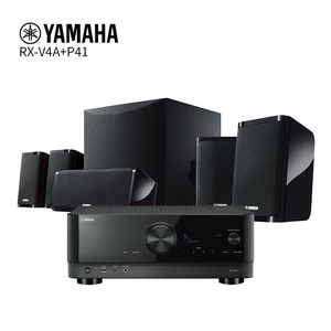 雅马哈/YAMAHA RX-V4A+P41 家庭影院5.1 音箱套装 家用音响