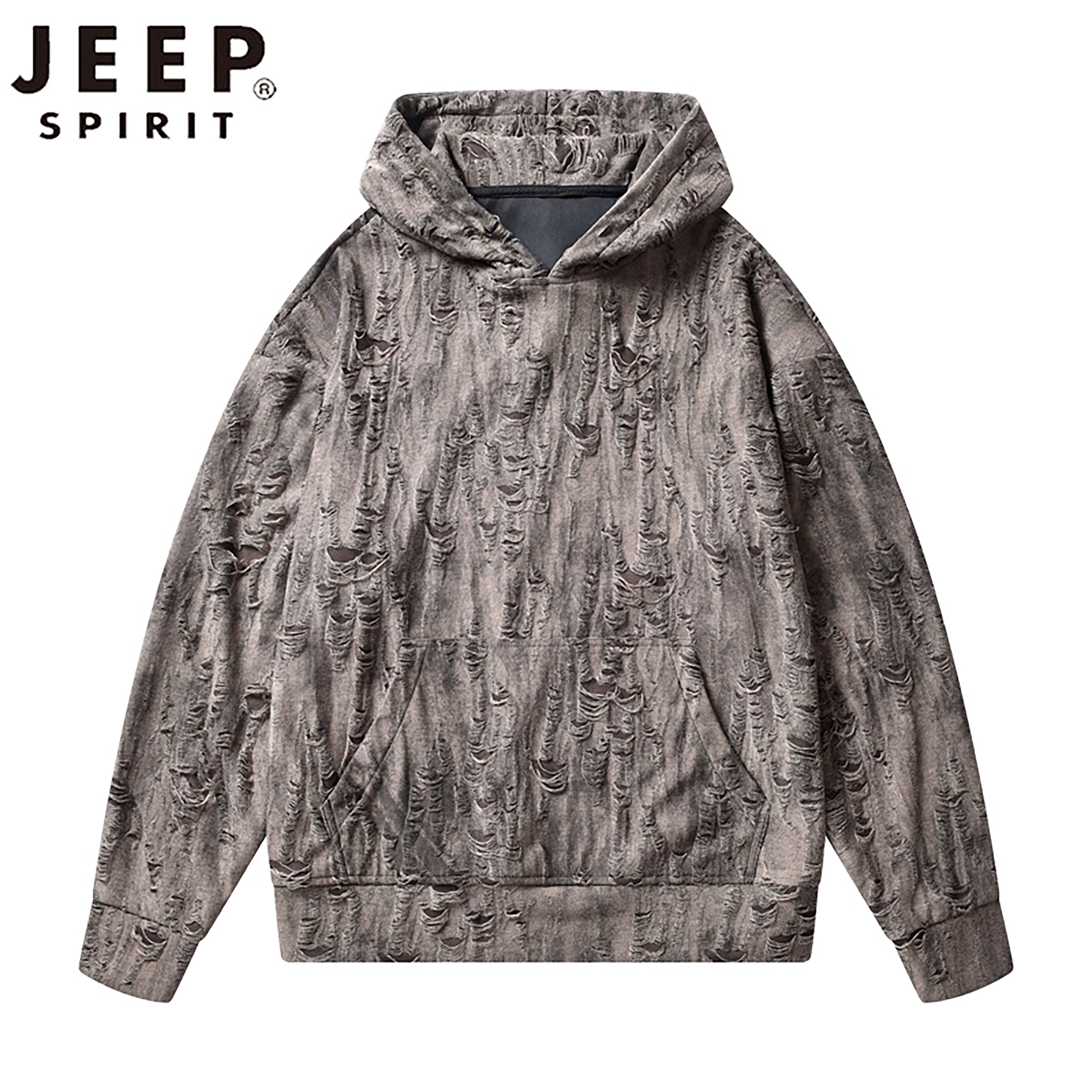 JEEPSPIRIT美式潮牌男士连帽卫衣