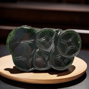 泰山玉龙龟手把件金钱龟摆件招财龙头龟家居客厅办公室桌装 饰品