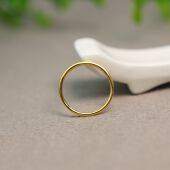 J820 18K金素圈戒指女戒指环