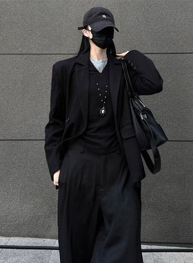 十一的信｜新款原创中性风无性别休闲西装外套腰带调节设计简约