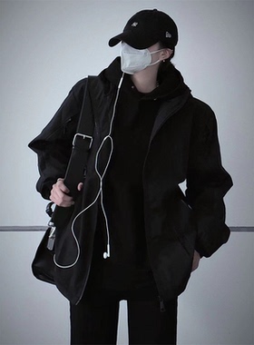 十一的信｜原创无性别自制连帽冲锋衣春秋男女同款休闲拉链外套