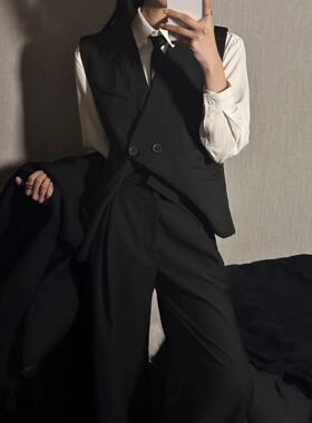 十一的信｜原创无性别西装马甲收腰设计中性风坎肩德式简约