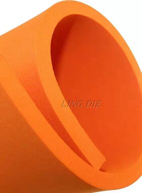 包邮 橙色高弹泡棉 刀模垫  45度泡绵 冲床模切机垫 背胶 3mm 5mm