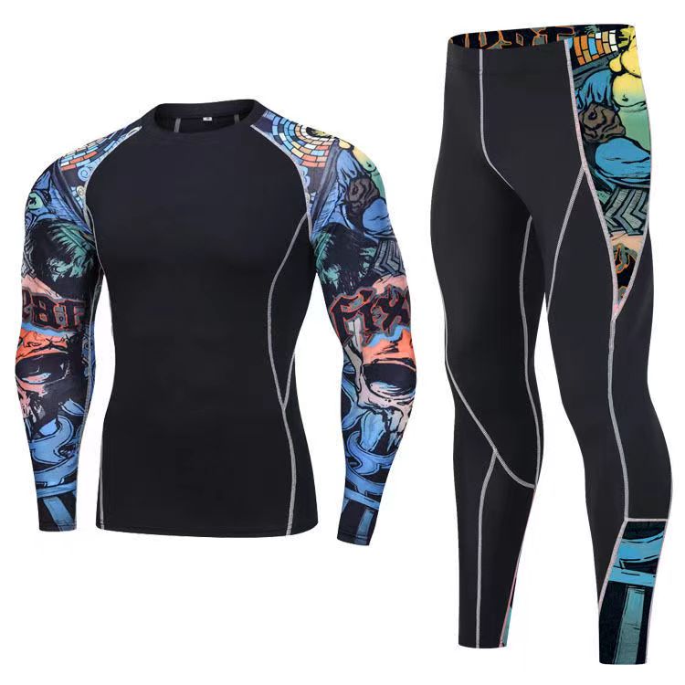 速干紧身衣高弹压缩吸湿排汗打底