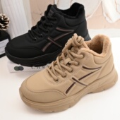 老北京布鞋 女棉鞋 中老年加绒保暖二棉妈妈鞋 冬季 轻软底面包休闲鞋