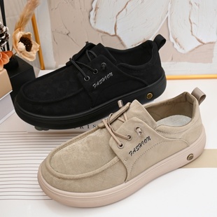 老北京布鞋男单鞋春秋新款软底防滑透气休闲鞋爸爸鞋百搭时尚潮鞋