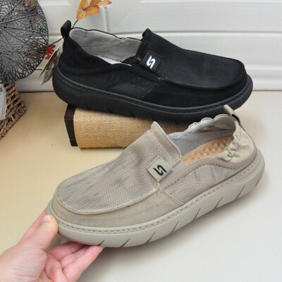 老北京时尚休闲男鞋网面夏