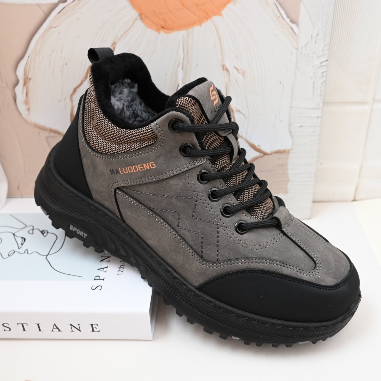 老北京布鞋男鞋25新冬季加绒保暖棉鞋高帮休闲鞋爸爸鞋户外登山鞋,流行男鞋,棉鞋,淘宝优惠券,粉丝福利购,淘宝优惠卷