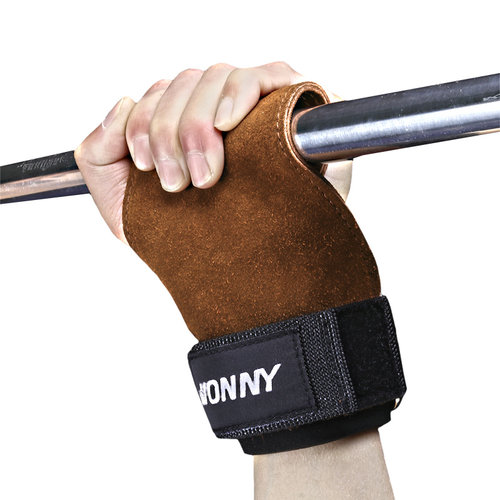 防滑耐磨硬拉助力带蜗牛护掌护腕