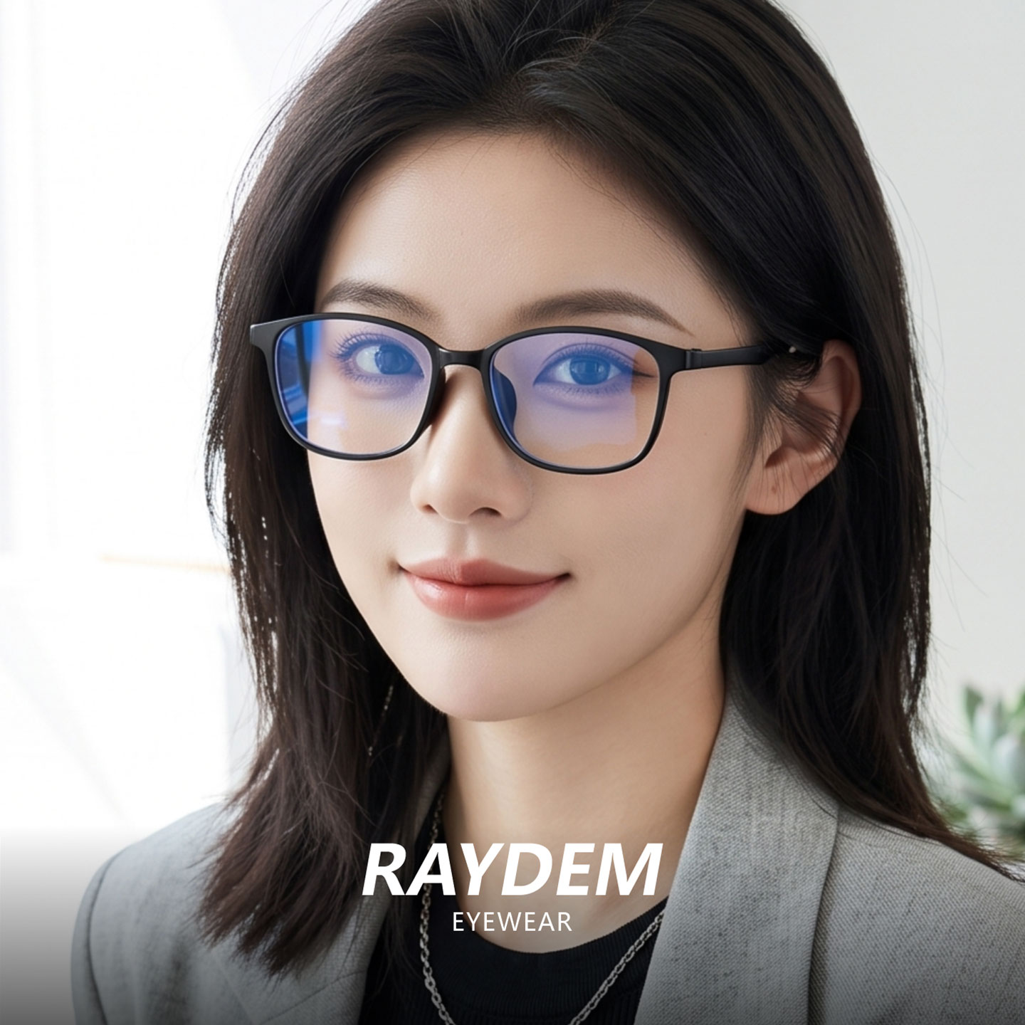 超轻方框防蓝光眼镜男女近视眼镜框可配有度数防辐射时尚平光镜架