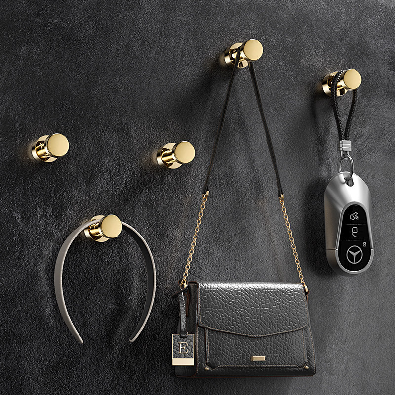 全铜衣服挂钩墙壁衣柜浴室挂衣钩进壁挂免打孔毛巾单钩,家装主材,挂钩/挂衣钩,淘宝优惠券,粉丝福利购,淘宝优惠卷