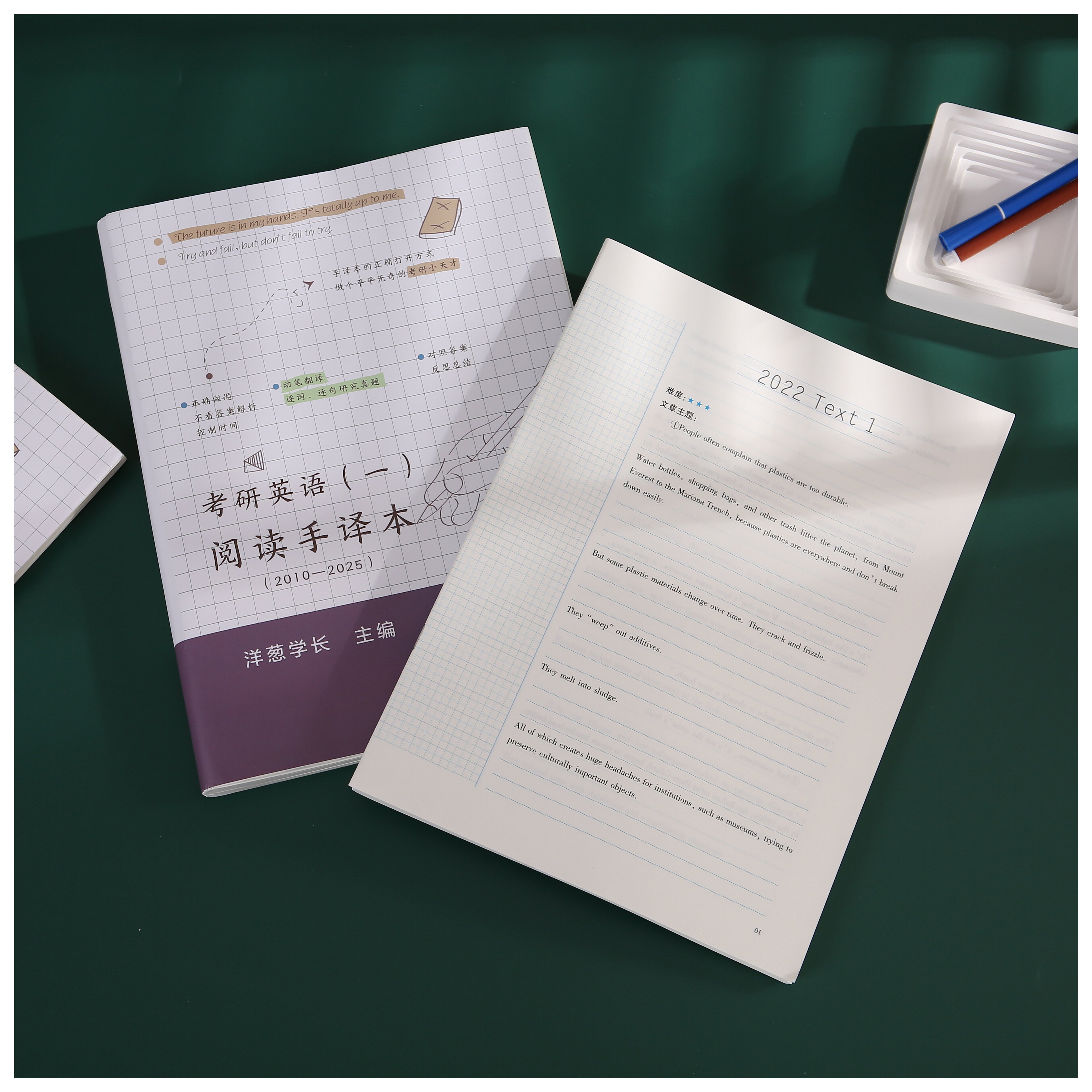 2026手译本英语一英语二历年真题逐词逐句阅读神器手译本