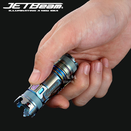 JETBeam杰特明II-PRO 钛合金12年珍藏纪念版强光远射迷你随身手电