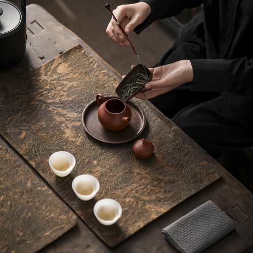 香云纱茶席复古禅意风